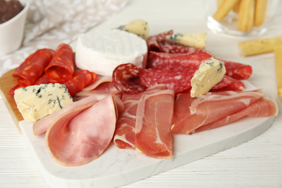 Käse und Wurst